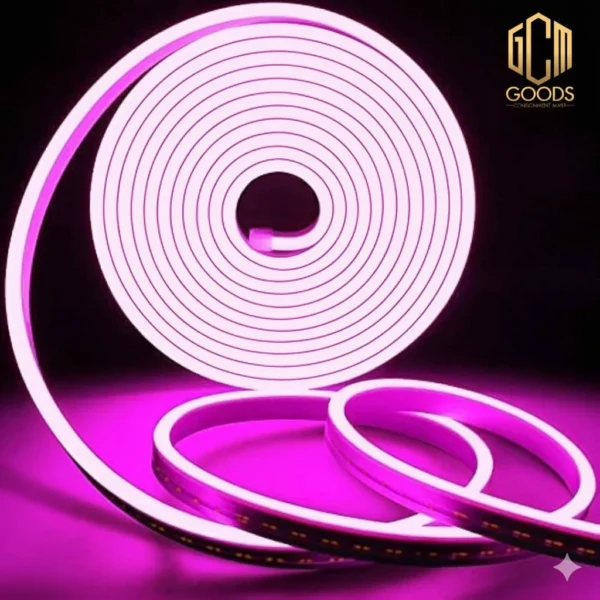 Neon Lights - Neon Lights For Room - Led Strip Light - RGB Lights For Gaming Room - 16 ft (5m) with Adaptor